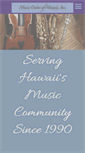 Mobile Screenshot of musiccenterofhawaii.net